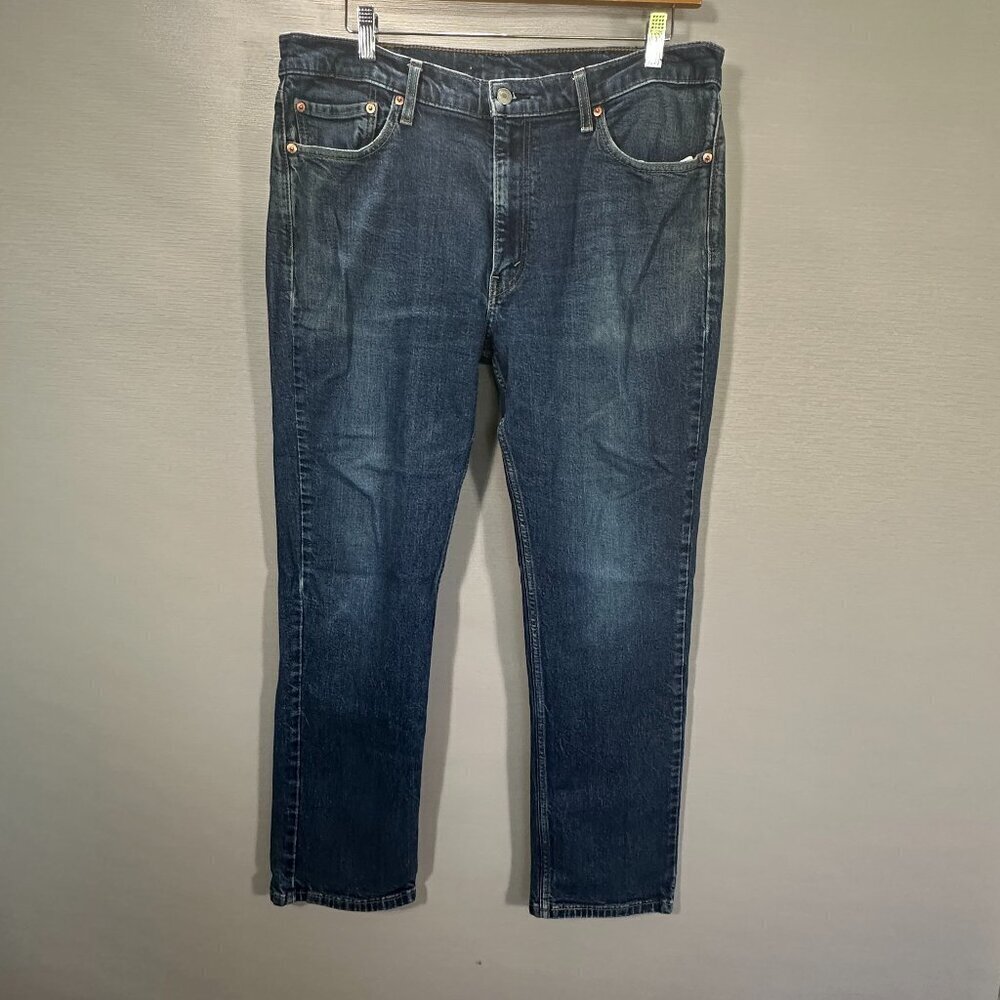 Levis 511 Jeans Mens 38 Slim Fit Medium Wash Cotton Stretch Logo Pockets